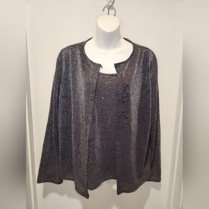 Silver blouse